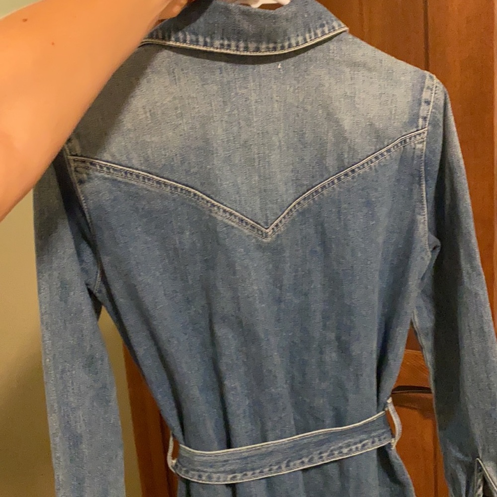 NWOT Reformation western denim dress - Picture 5 of 6